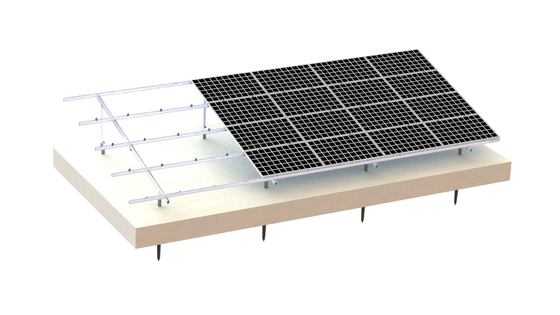 سیستم PV بدون قاب با ساختار آلومینیومی خورشیدی 45 درجه 60M/S