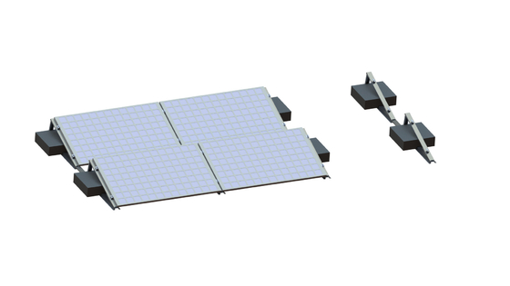 سیستم نصب خورشیدی سقف تخت تاشو سه پایه PV AL6005 Panel Mount