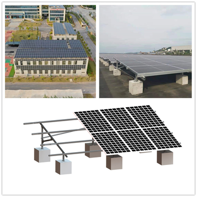 سیستم نصب خورشیدی سقف تخت Q235b AL6005 بدون قاب یا قاب
