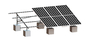 سیستم نصب زمینی گالوانیزه با ساختار خورشیدی فولادی 88m/S 2.0KN/M2