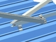 گیره های سقف فلزی فتوولتائیک مثلثی برای پانل های خورشیدی 60 متر بر ثانیه موجدار