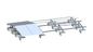سیستم نصب پشت بام تخت AL6005 SUS304 قفسه خورشیدی بالاست شده
