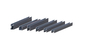 ریل های نصب پنل خورشیدی آلومینیومی فتوولتائیک طبیعی AL6005 پایه های سقف فلزی