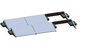 سیستم های قفسه خورشیدی سقف تخت تاشو سه پایه پایه شیشه جلو