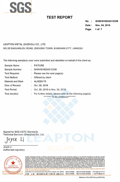 چین Lipu Metal(Jiangyin) Co., Ltd گواهینامه ها